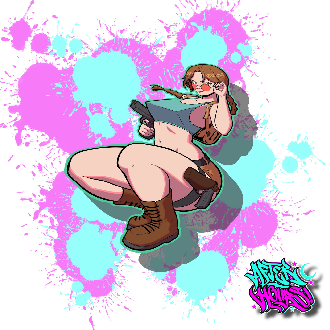 Lara Croft | Sticker | PS1 Tiddies